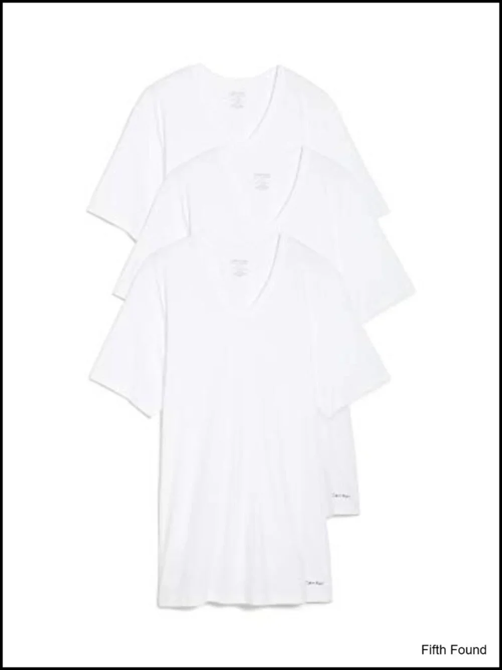 Men's Cotton Classic 3-Pack Slim Fit V-Neck Undershirts